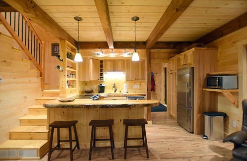 Pittsburg Cabin | Private Timberframe Rustic Retreat in Pittsburg, NH