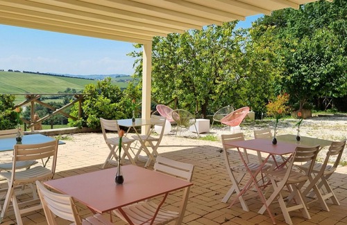 Loreto Villa | Private Villa with A/C, private pool, WIFI, TV, panoramic view, parking, close to Porto Recanati