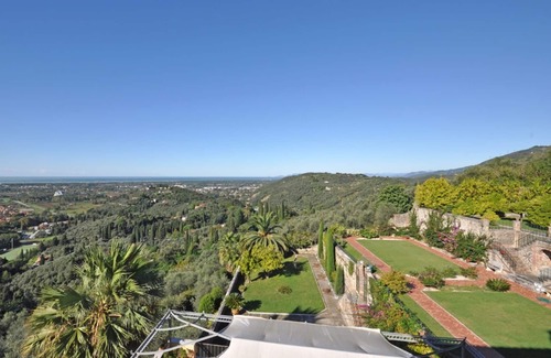 Camaiore Villa | Private Villa with WIFI, A/C, hot tub, private pool, TV, patio, panoramic view, close to Viareggio