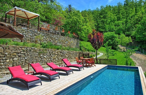 Sesto Fiorentino Villa | Private Villa with WIFI, A/C, private pool, TV, veranda, panoramic view, parking, close to Florence