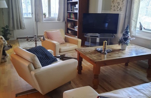 Hagfors Municipality House | private wellness house med private outside jacuzzi, sauna, massagechair and gym