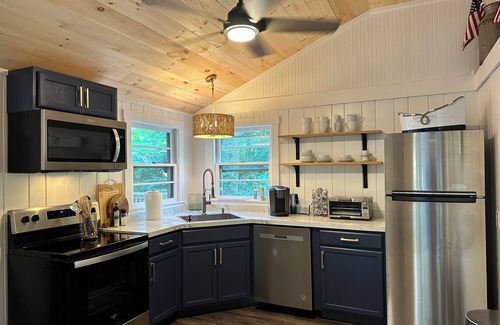 North Sebago Cottage | Professionally styled waterfront cottage on Sebago. Cozy and Serene.