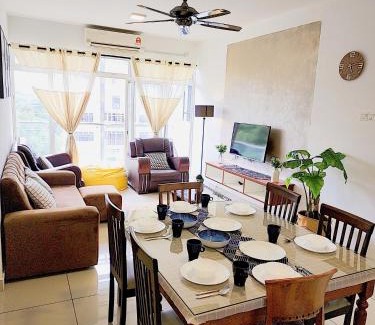 Presint 15 Apartment | Putrajaya Dwiputra Residences, Fully Air-Con 3BR Blissful Suite