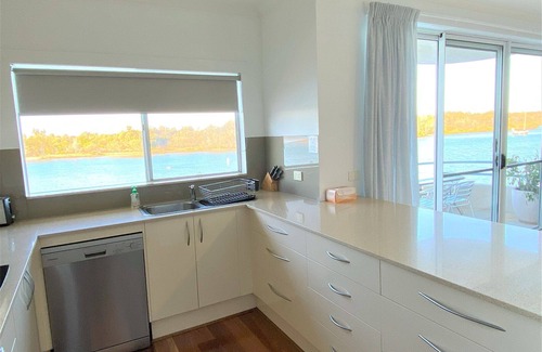 Nambucca Heads Apartment | QUAYSIDE - Bring the boat, tie it up at your own private jetty.