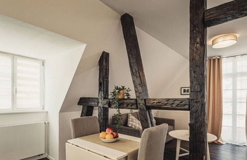 Lahr House | Quiet apartment (number 9) with an extra wide, beautiful balcony