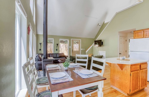 Nehalem House | Quiet, Bright Home in Nehalem, Woodstove, Bedrooms with Balconies, Dog-Friendly!