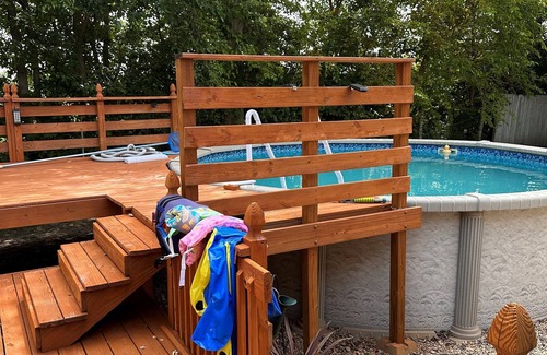 Galesburg House | Quiet Getaway 5 minutes from Galesburg with pool and hot tub