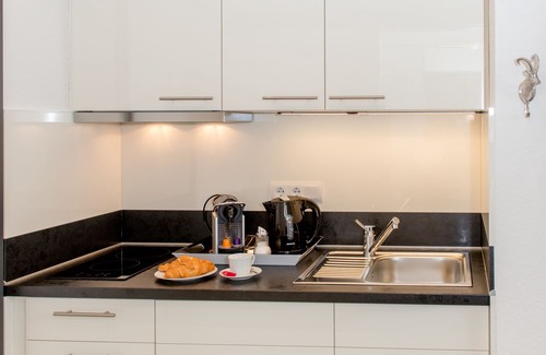 Bensheim Apartment | Quiet luxury apartment with bathroom + mini kitchen for 2 persons. Parking+Internet free