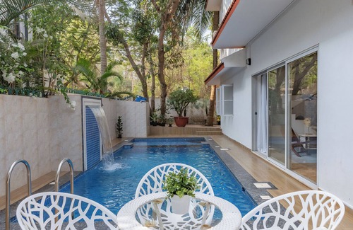 Bastora House | Quiet & Serene pool villa in the heart of Goa private pool/kids pool/patio/lawn