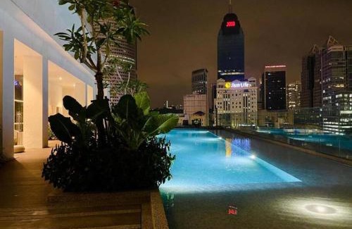 Golden Triangle Apartment | Quill Residence KLCC, Kuala Lumpur by Rverse