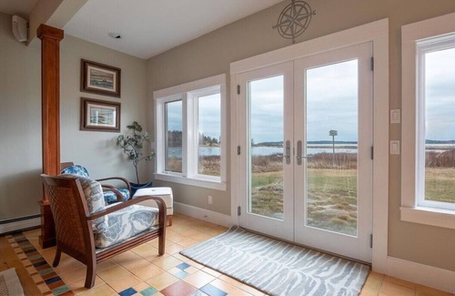 Jonesport House | Quintessential waterfront home with over 400 feet of private sandy beach.