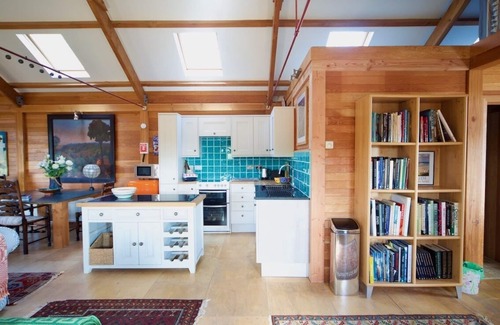 Saint Gennys Cabin | Quirky, rural retreat in secluded setting over-looking wooded valley