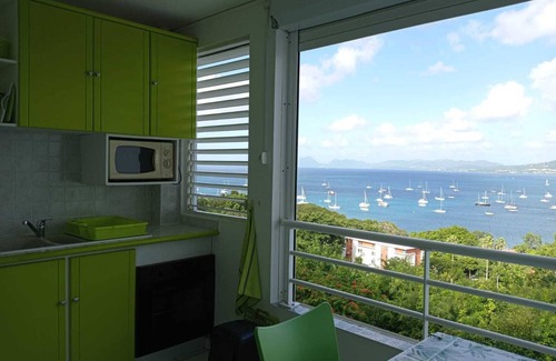 Sainte-Anne Apartment | Résidence MELODY-ANDRIS-T2 - Magnificent sea view. Swimming pool, wifi, private parking.