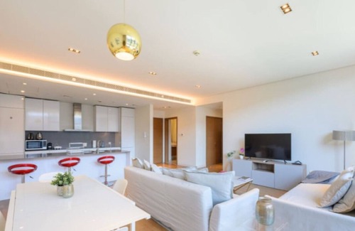 Al Wasl Apartment | Radiant 1 BR in City Walk with Burj Khalifa View
