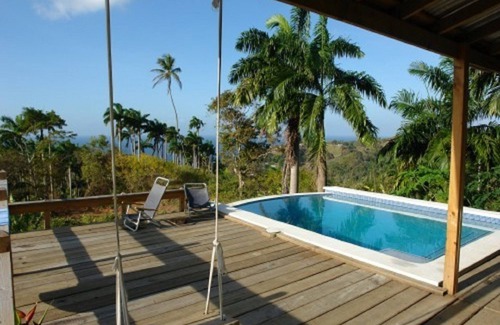 Parlatuvier Cabin | Rainbow lodge Caribbean romance, private waterfall & secluded beaches -