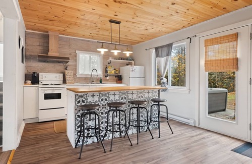 Val-des-Monts Cottage | Rarely offered 2 waterfront cottages with 2 hot tubs side by side!