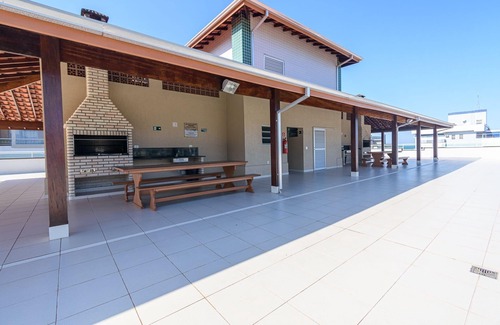 Praia Grande Apartment | Raridade - Apt próx praia vista mar ar con