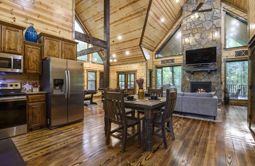 Broken Bow Cabin | Rated Top 10 One Bedroom + Oversized Deck + Game Room + Prime Location + Hot Tub