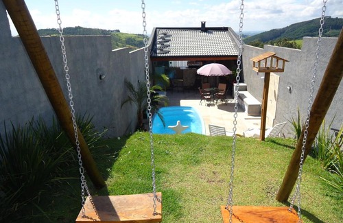 Serra Negra House | Recanto Por do Sol, vista para as montanhas e vale