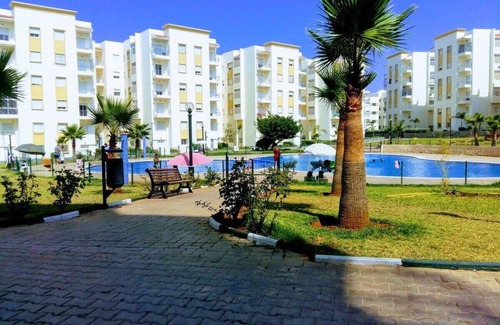Bouznika Apartment | Recent apartment in secure residence with garden and swimming pools