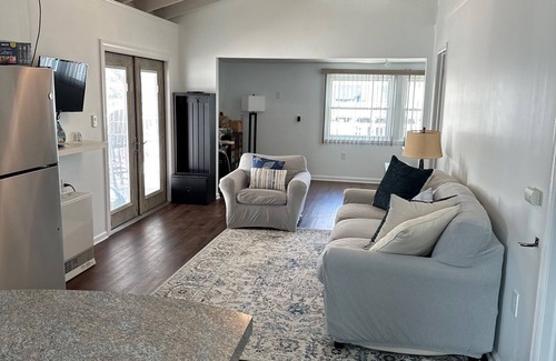 Beach Haven West House | Recently Renovated 3 Bedroom 1 Bath Clean Waterfront home with 50' Dock