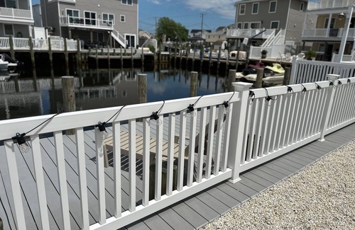 Beach Haven West House | Recently Renovated 3 Bedroom 1 Bath Clean Waterfront home with 50' Dock