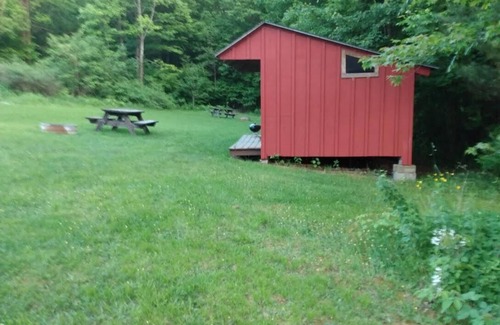 Dryden Cabin | Red Eft Rustic Camping Cabin at Camp Earth Connection