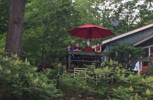 Lake Cottage | Red Roof Hilltop Cottage Overlooking Lake W/Extra Bunkhouse And Pet Friendly!