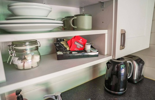 Carlisle Cabin | Reflections sleeps 2 with hot tub close to Scottish Borders and Hadrian's Wall