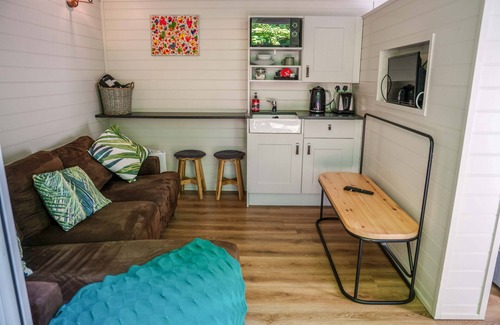 Carlisle Cabin | Reflections sleeps 2 with hot tub close to Scottish Borders and Hadrian's Wall