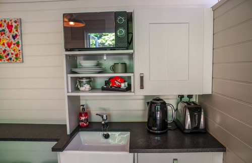 Carlisle Cabin | Reflections sleeps 2 with hot tub close to Scottish Borders and Hadrian's Wall