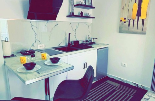 Shengjin Apartment | relax in this calm, stylish space. surrounded by a variety of businesses around