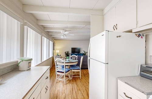 Pierpont Bay House | Relaxing duplex w/private fenced patio - 200 feet to Pierpont Beach