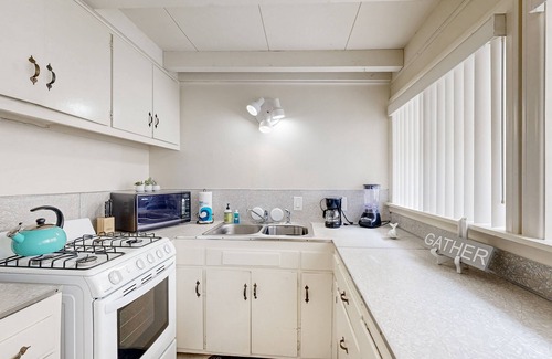 Pierpont Bay House | Relaxing duplex w/private fenced patio - 200 feet to Pierpont Beach