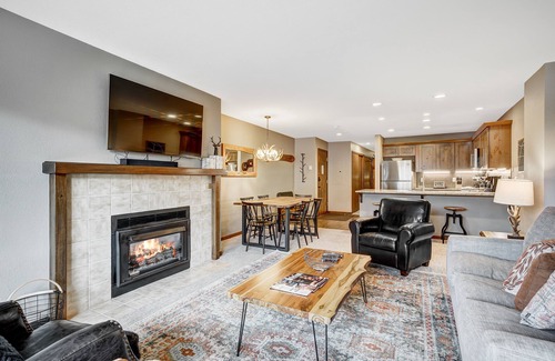 Avon Condo | Remodeled 2Br Condo, Private balcony with Beaver Creek Mountain view, steps from Avon Gondola by RedAwning