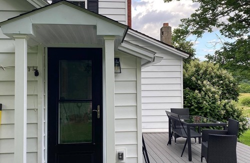 Fishs Eddy House | Remodeled historical farmhouse with luxury kitchen and bathrooms