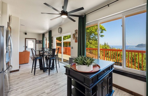 Sekiu House | Remodeled ocean view home directly above the Sekiu marina. Relaxation, renewal.