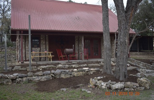 Hunt Cabin | Remote Hill Country Home at Guadalupe River Headwaters, Priv. Lake, Pet Friendly