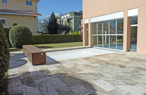 Ascona Apartment | Renovated apartment on side street with balcony and indoor pool
