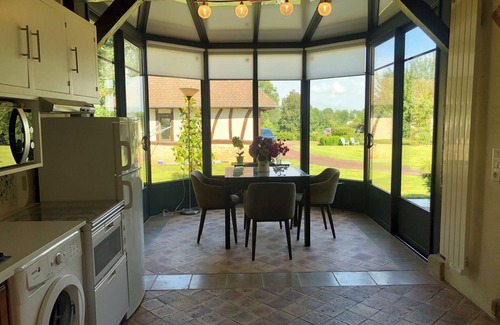 Etreville House | Renovated bread oven in pretty Normandy property