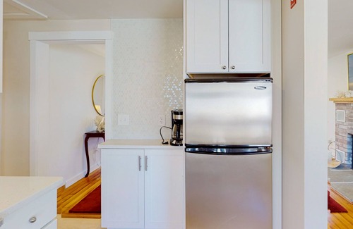 Cataumet House | Renovated cottage steps from private beach with backyard, grill, bay views, AC