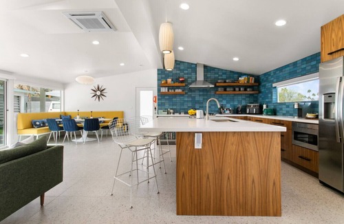 Magnesia Falls Cove House | Renovated Mid-Century Home w/Pool & Vintage Camper