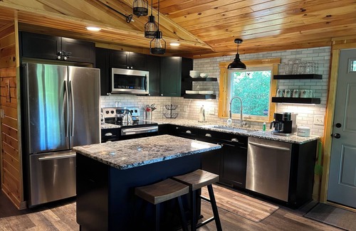 Thompsonville Cabin | Renovated River House on the Betsie in Northern Michigan