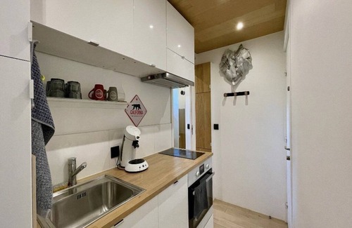 Combloux Apartment | Renovated studio with south-facing terrace. Close to Chamonix and Megève!