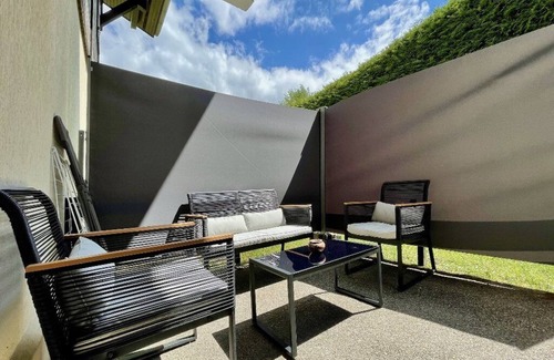 Combloux Apartment | Renovated studio with south-facing terrace. Close to Chamonix and Megève!