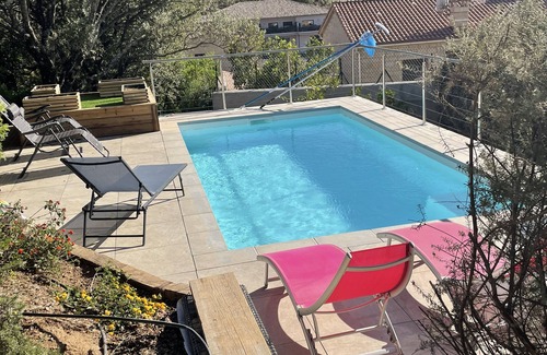 Propriano House | RENTAL APARTMENT AT THE VILLA 55 m2 SEA VIEW - 5 minutes from the beaches