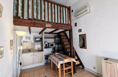 Port Leucate Villa | Residence Village Merlin - VILLA T2 MEZZANINE 5 sleeping accommodations PORT LEUCATE