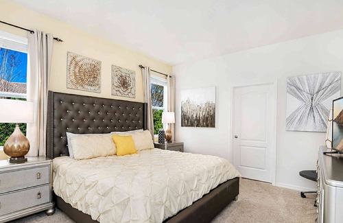 Downtown Villa | Resort 5BR Villa/Amenities/Pool&Spa/Near Disney,Shopping Plaza,Champions Gate ( 5238#)