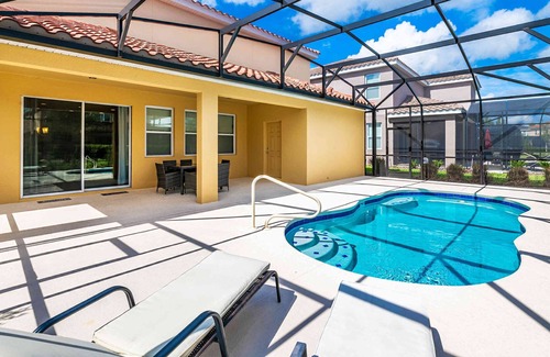 Downtown Villa | Resort 5BR Villa/Amenities/Pool&Spa/Near Disney,Shopping Plaza,Champions Gate ( 5238#)
