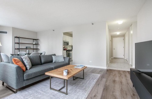 Rush and Division Apartment | River N 2BR w Gym WD nr Magnificent Mile CHI-164